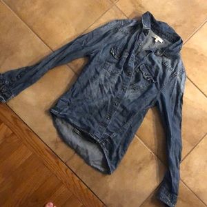 Button-up Jean shirt